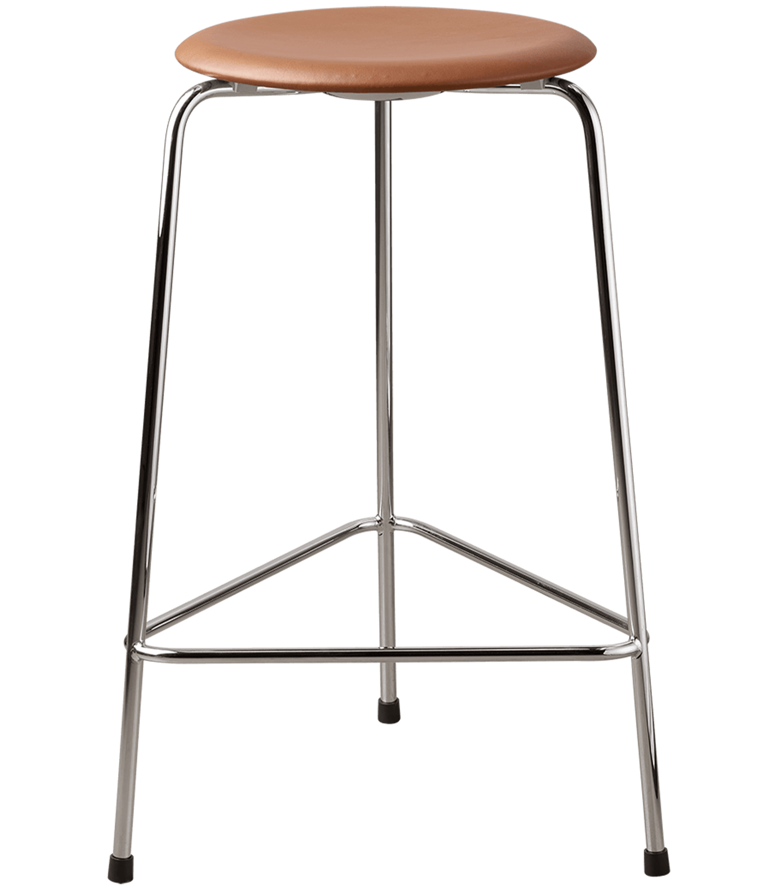 High Dot - Walnut Leather, Chrome