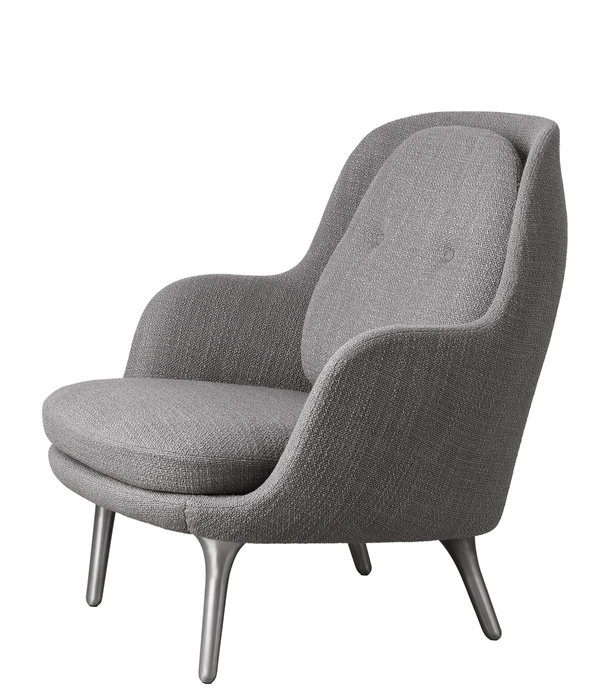 Fri Easy Chair - Brushed Aluminium