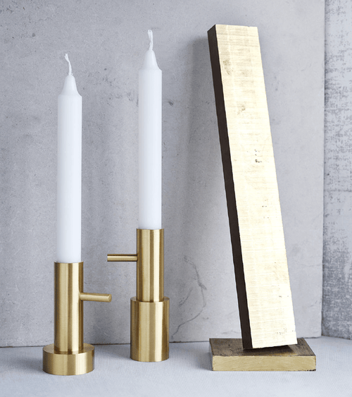 Candleholder Single #2 - Brass