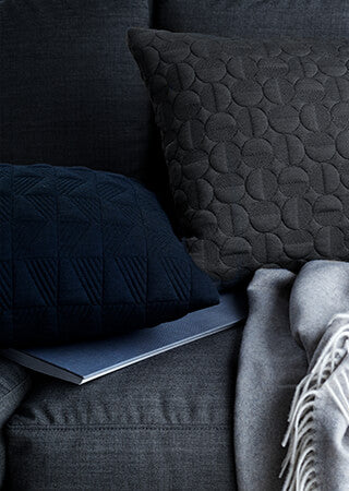 Vertigo Cushion, Light Grey