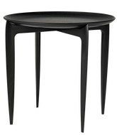 Foldable Tray Table - Black Lacquered