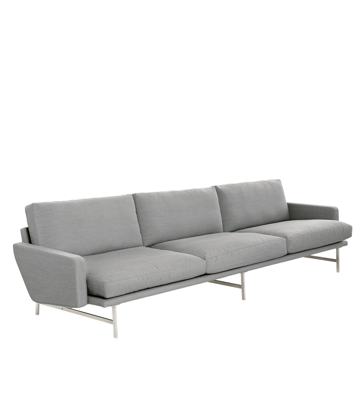 Lissoni 3 Seater 288cm w Armrests, Mat