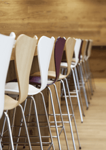Series 7 Stool - Unupholstered, 75cm