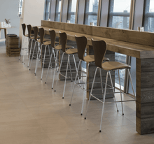 Series 7 Stool - Unupholstered, 75cm