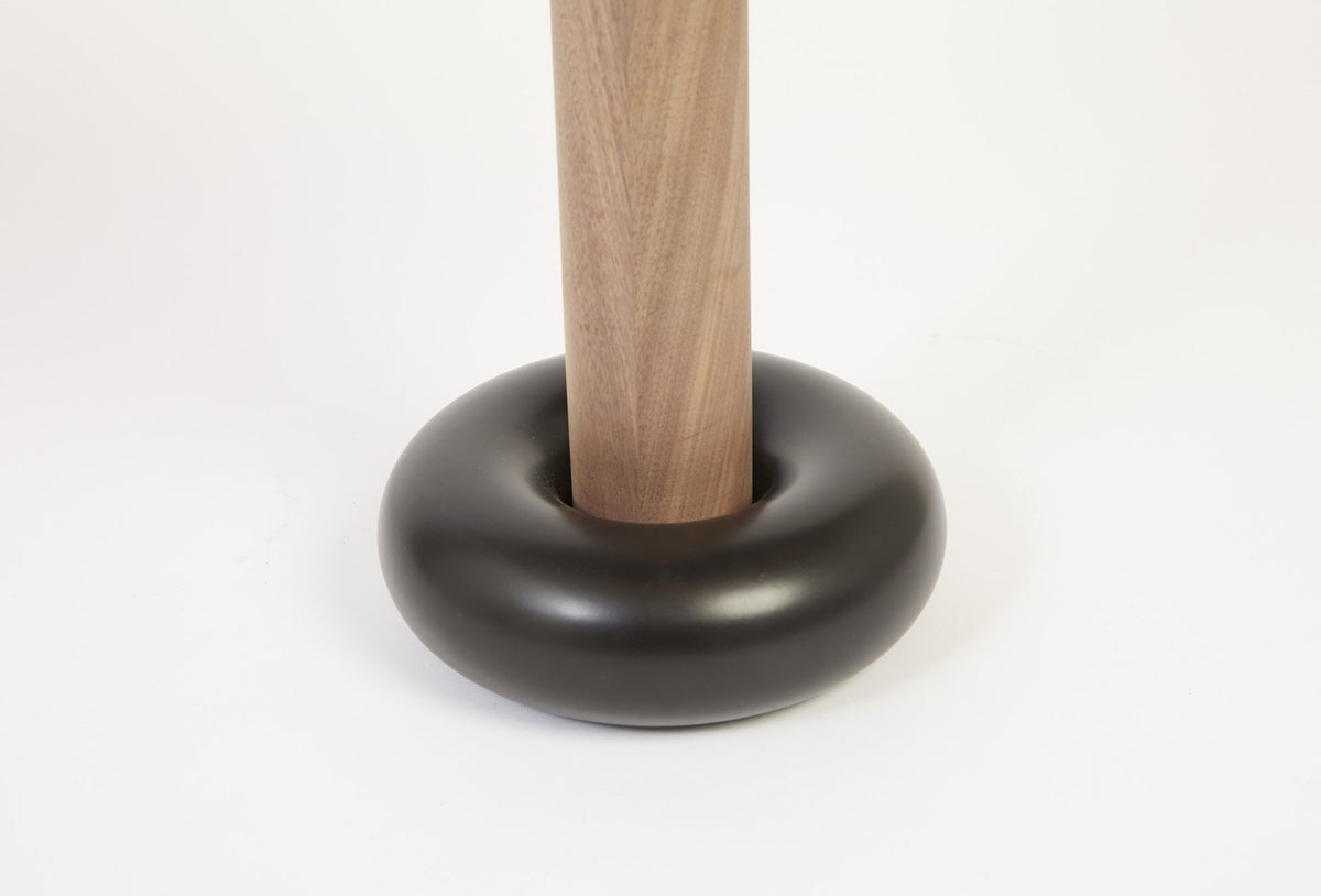 Donut Side Table - Walnut