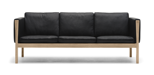 CH163 3 seat sofa in Oak