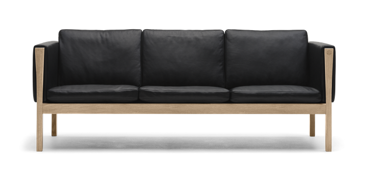 CH163 3 seat sofa in Oak