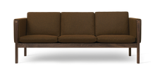 CH163 3 Seat Sofa Walnut