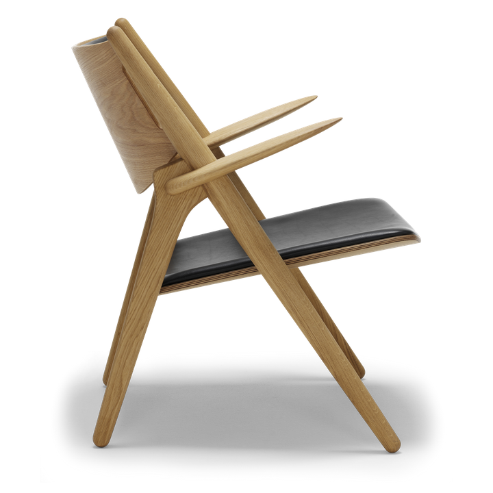 CH28 Easy Chair - Upholstered Seat