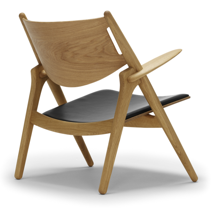 CH28 Lounge Chair - Upholstered Seat