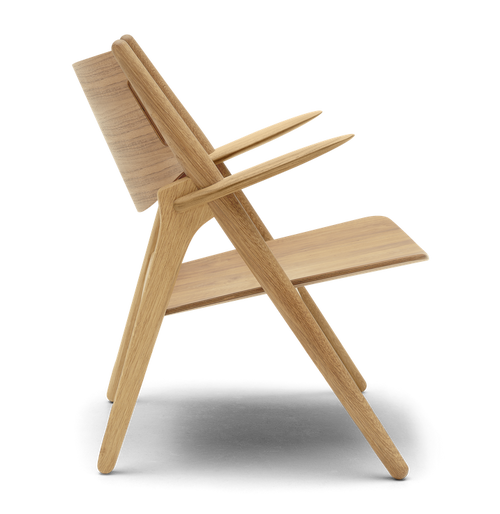 CH28T Lounge Chair, Unupholstered