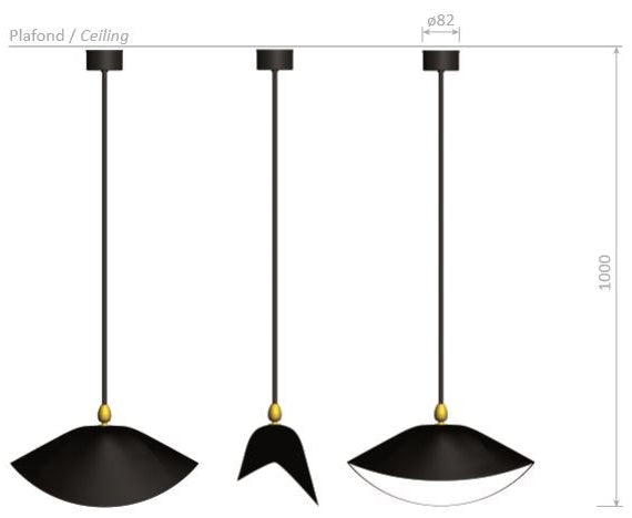 Plafonnier Bibliotheque Ceiling Lamp