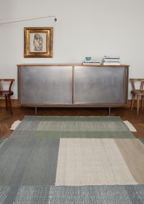 Tres Texture Green Rug - 170x240cm