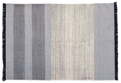 Tres Stripes Blue Rug - 80x240cm