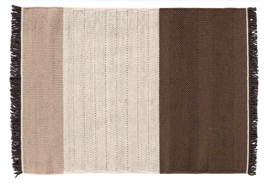 Tres Stripes Chocolate Rug - 300x400cm