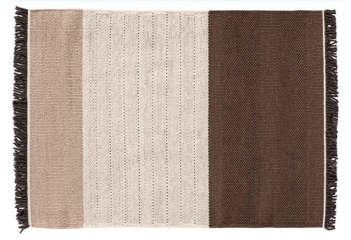 Tres Stripes Chocolate Rug - 200x300cm