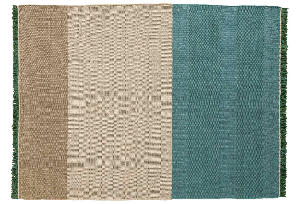 Tres Stripes Green Rug - 80x240cm