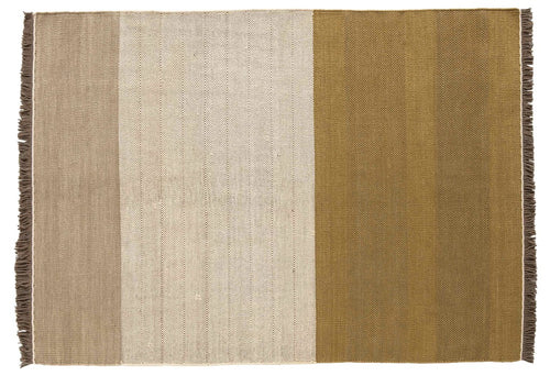 Tres Stripes Ochre Rug - 80x240cm