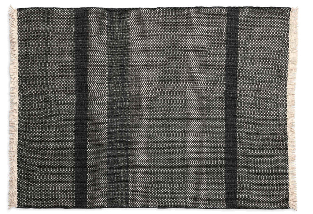 Tres Texture Black Rug - 200x300cm