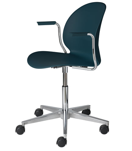 N02 Recycled Chair - 5 Star Swivel w Arm