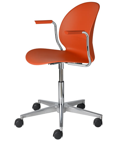 N02 Recycled Chair - 5 Star Swivel w Arm