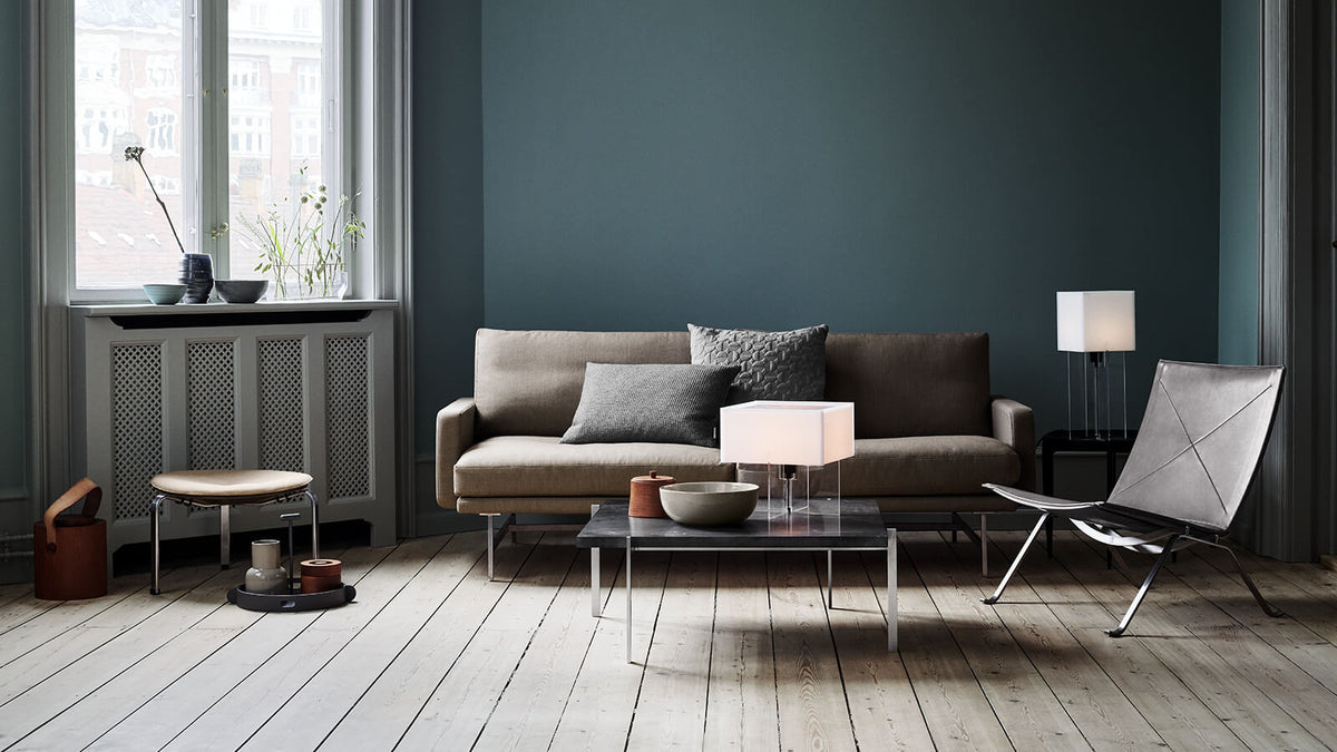 Lissoni 3 Seater 288cm w Armrests, Mat