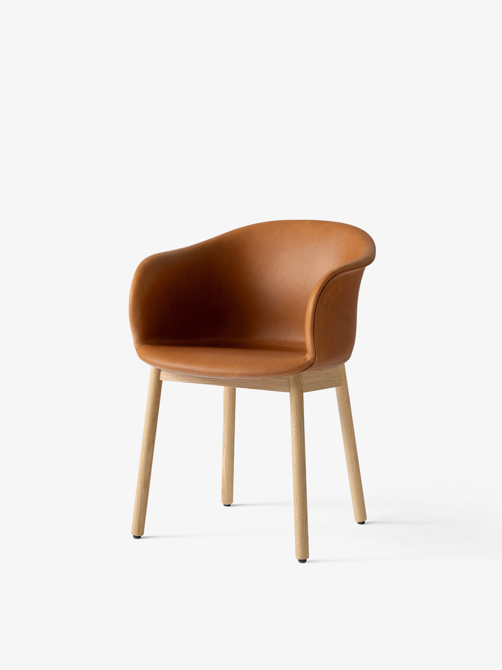 Elefy Chair, Wooden Base, Upholstered