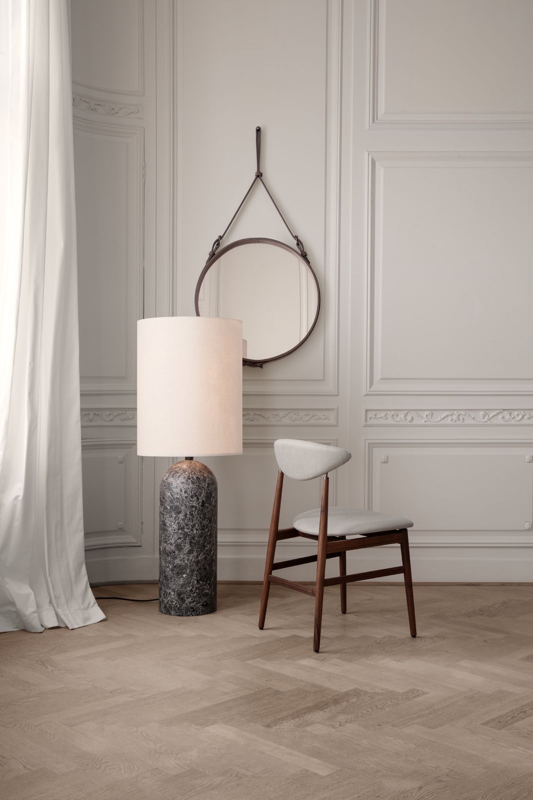 Adnet Wall  Mirror Circular - Ø70cm
