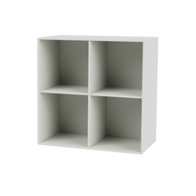 Open Bookcase with four rooms - 30 Depth