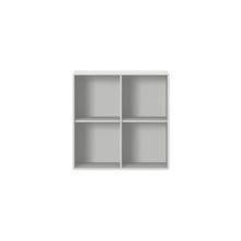 Open Bookcase with four rooms - 30 Depth