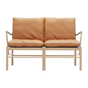 OW149 Colonial 2 seat sofa in Oak