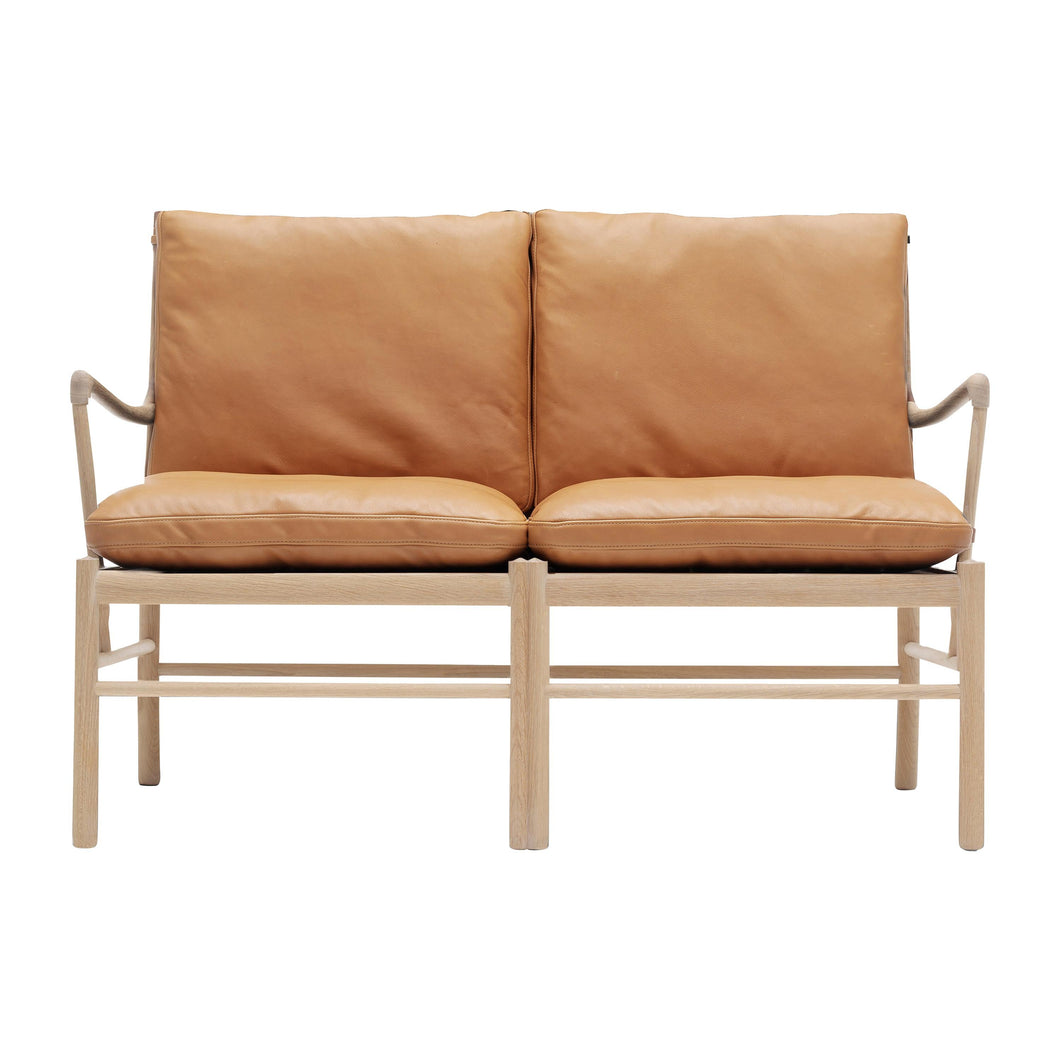 OW149 Colonial 2 seat sofa in Oak