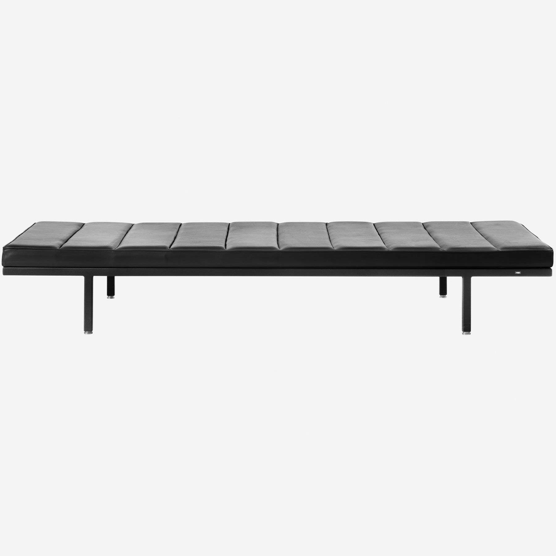 Vipp461 Daybed, Black Frame W/ Black Lea