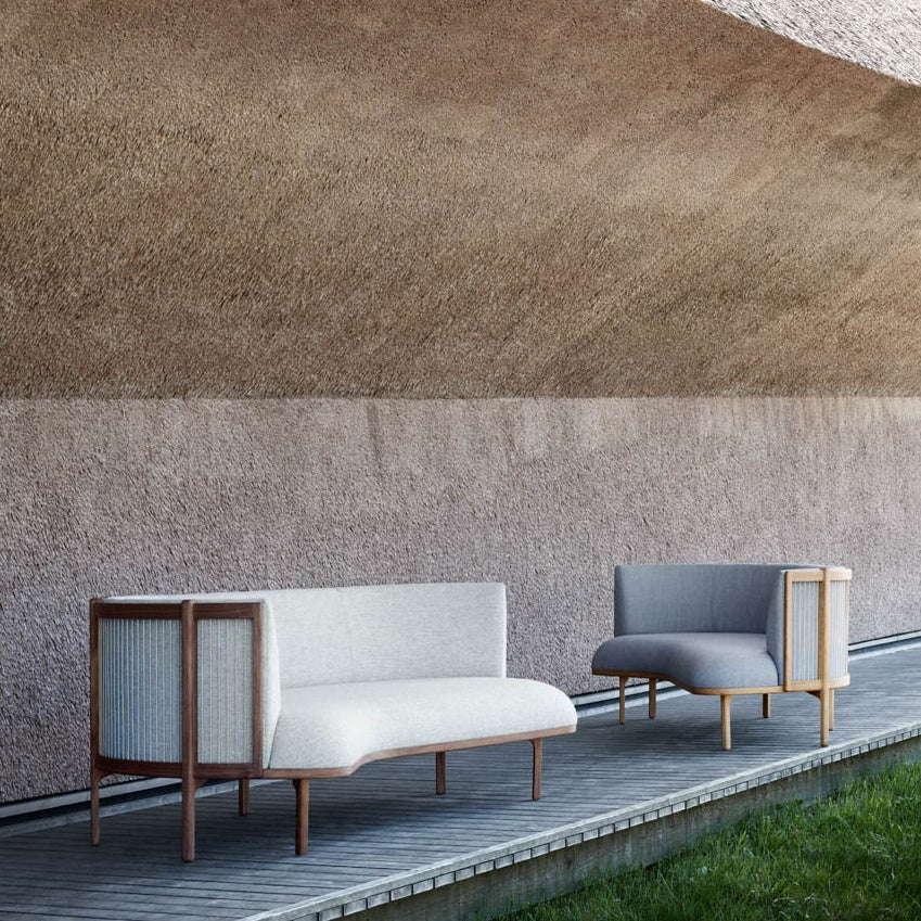 RF1903 Sideways Sofa In Oak Base