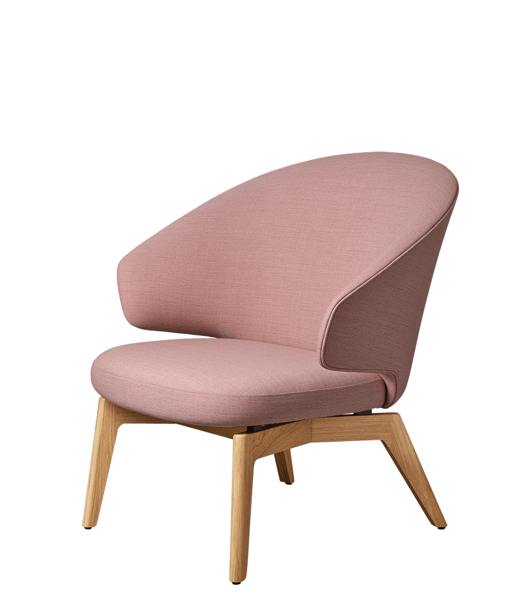 Let Lounge Chair - Wooden Legs