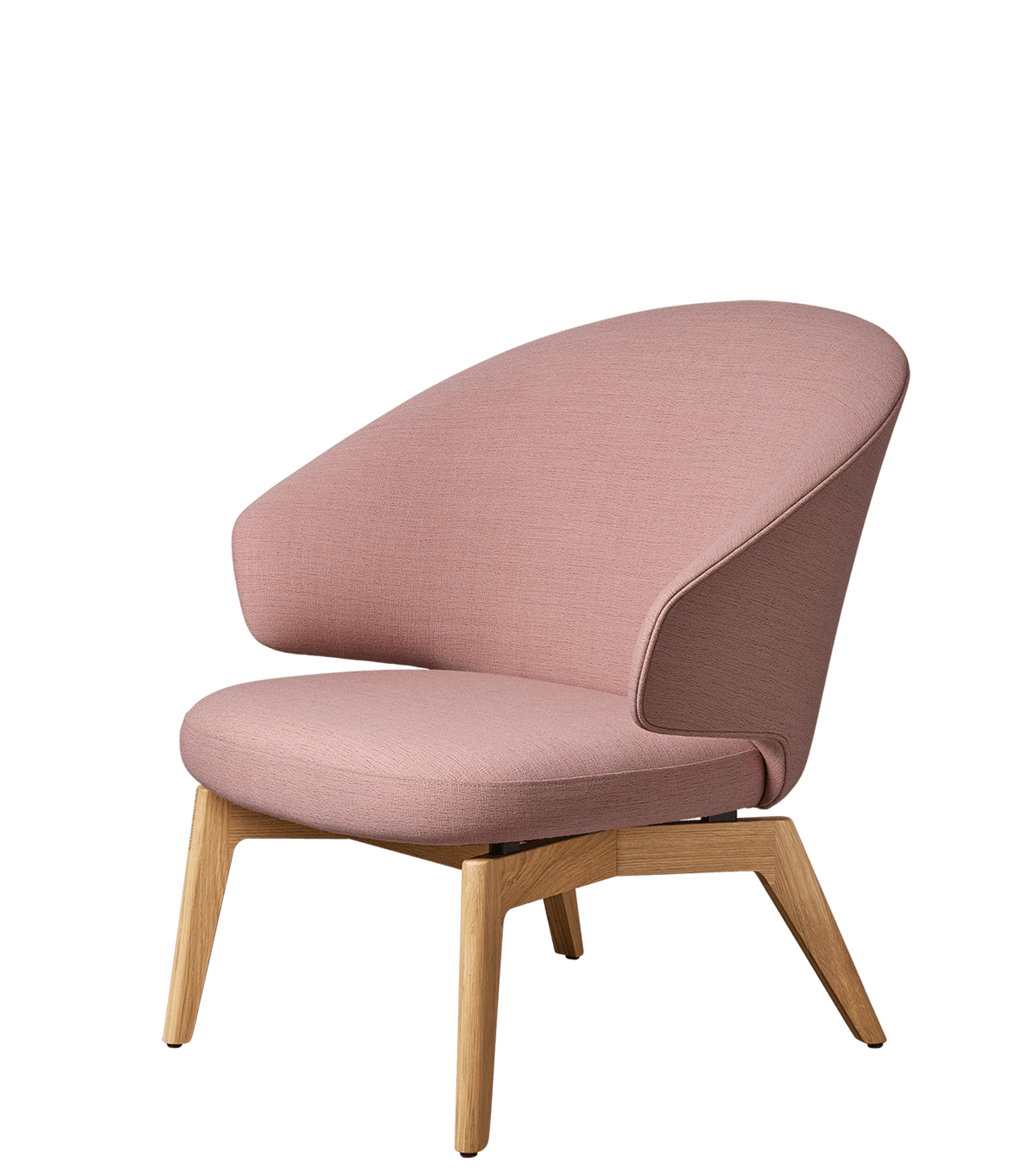 Let Lounge Chair - Wooden Legs