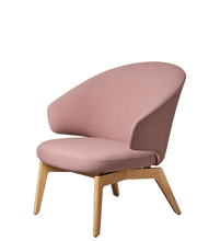 Let Lounge Chair - Wooden Legs