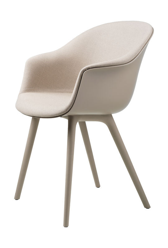 Bat Dining Chair - Front Uphol, Plastic