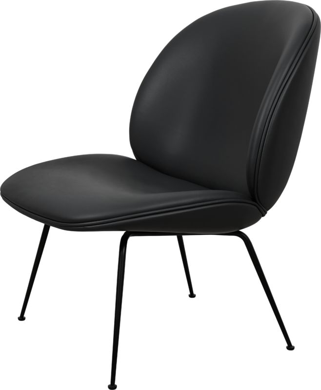 Beetle Lounge, Black Matt Conic Base