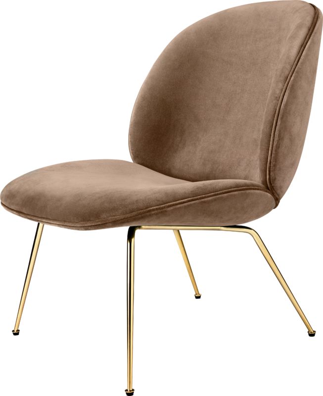 Beetle Lounge, Black Matt Conic Base