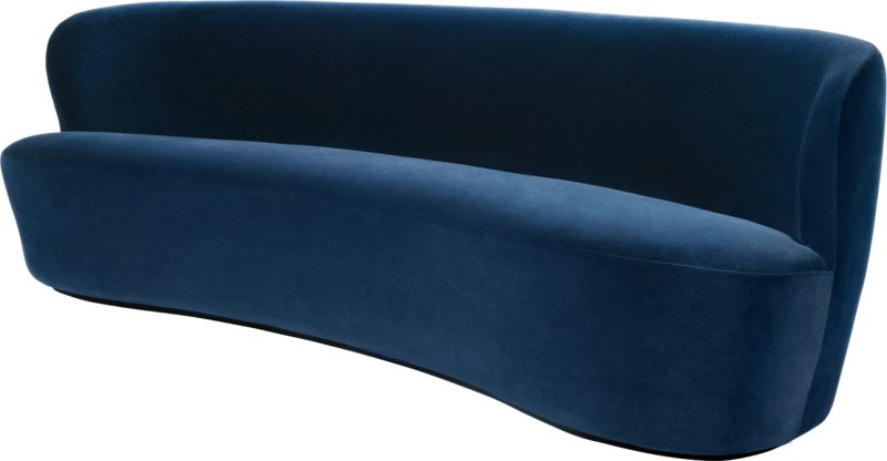 Stay Oval Sofa - 240x95, Black Base Ful