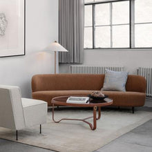 Stay Oval Sofa - 240x95, Wood Legs