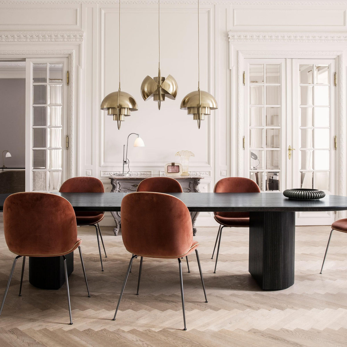 Beetle Dining - Full Upholstery, Conic