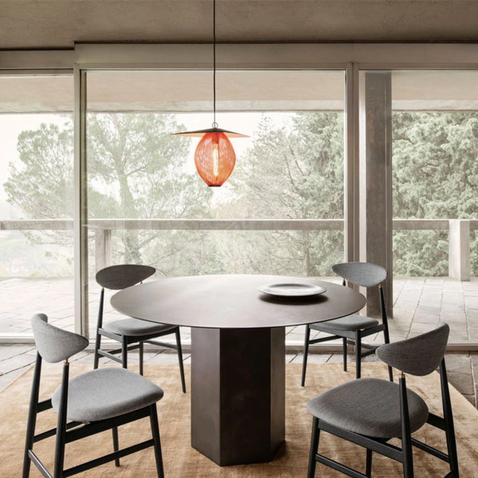 Epic Dining Table - Ø130 x H74 cm, Steel
