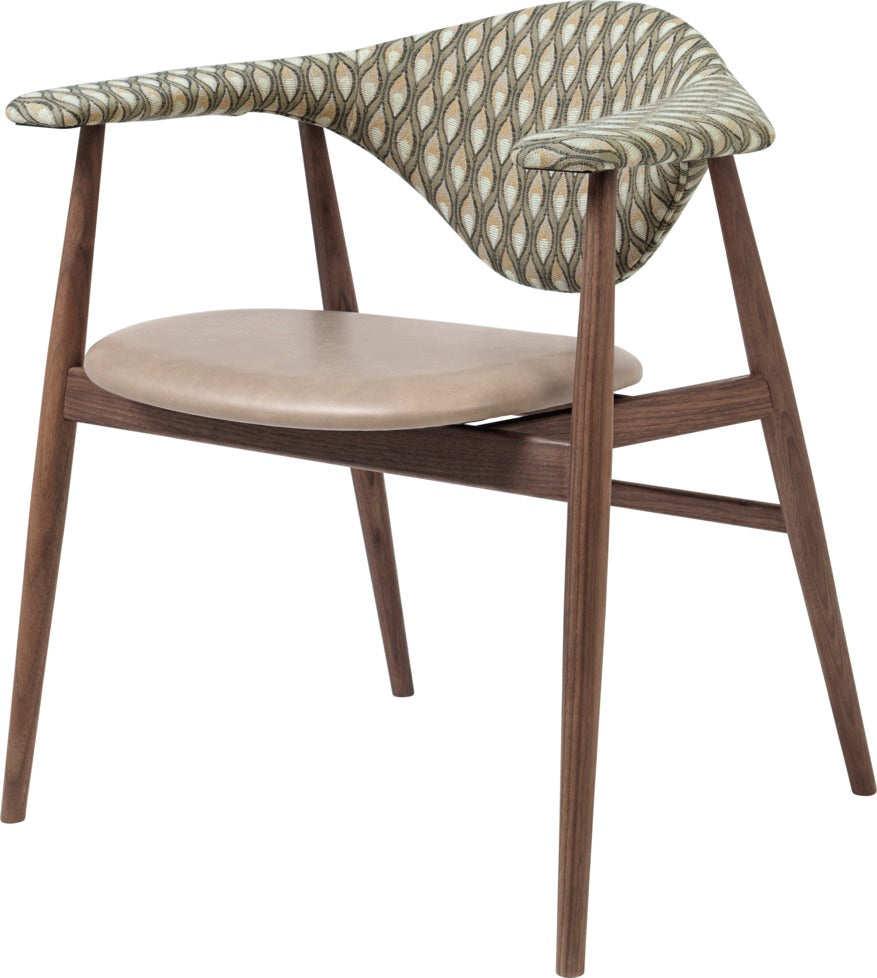 Masculo Dining, Full Uphol, Wood
