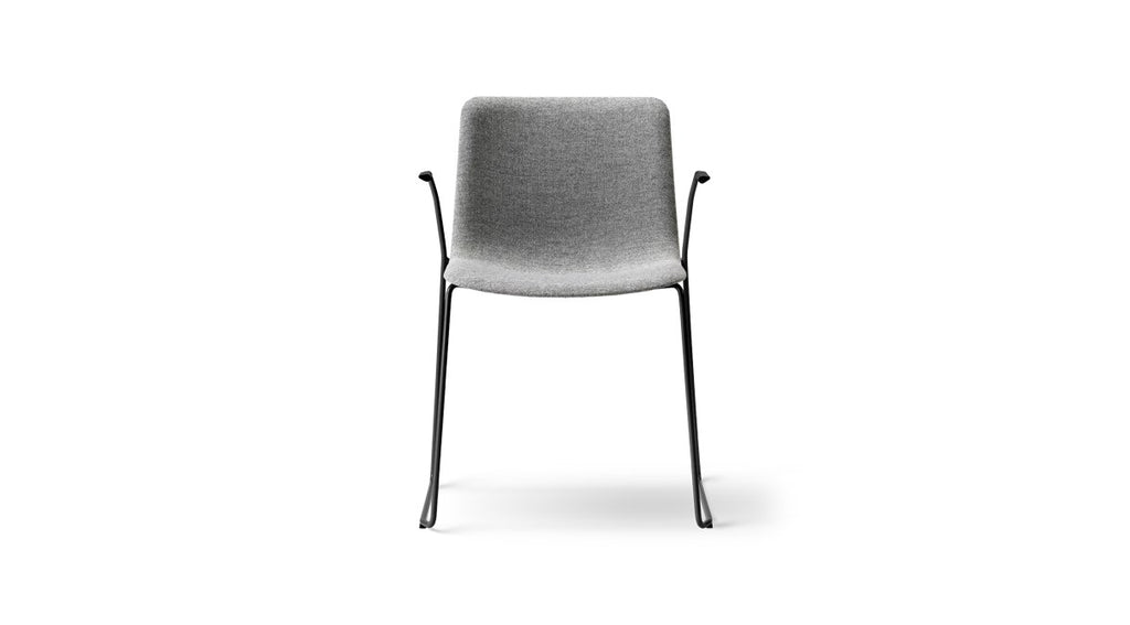Pato Sled Base Arm - Fully Upholstered