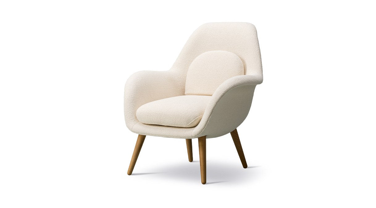 Swoon Lounge Chair Petit Wood Base