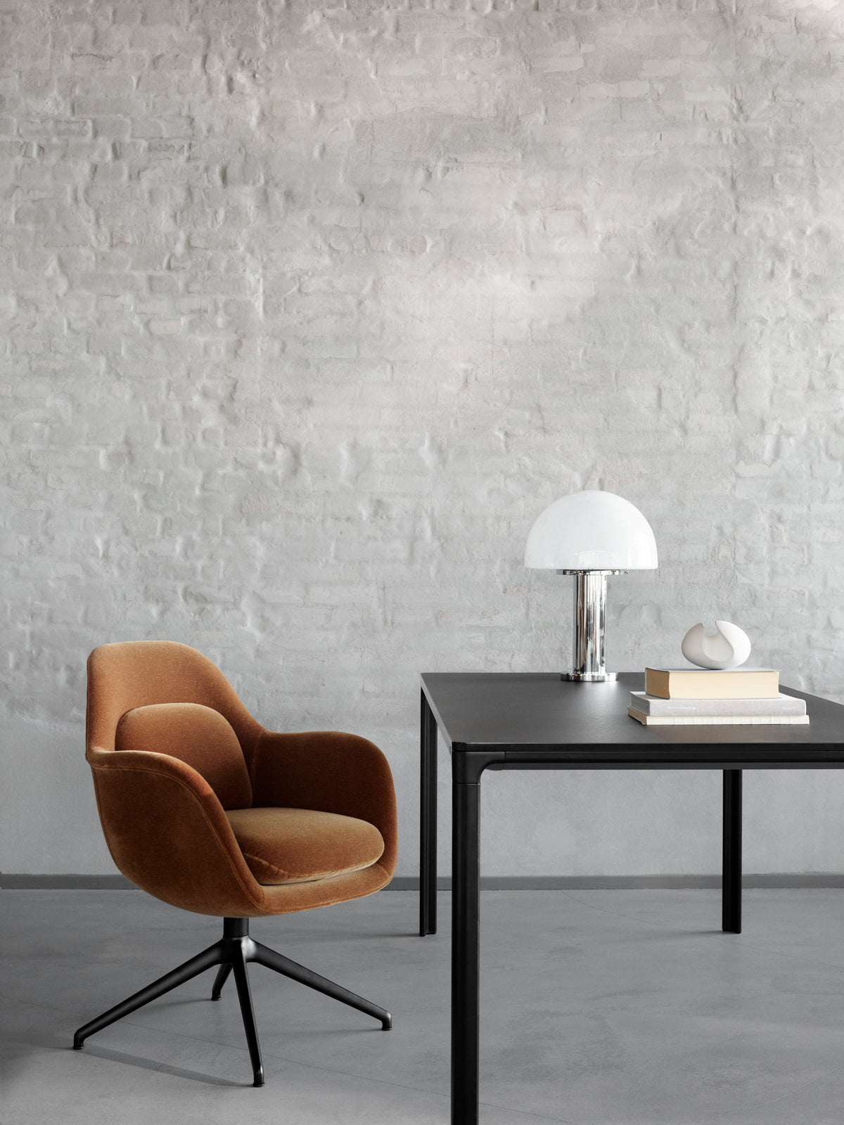 Swoon Chair - Swiv Base, Fully Upholster