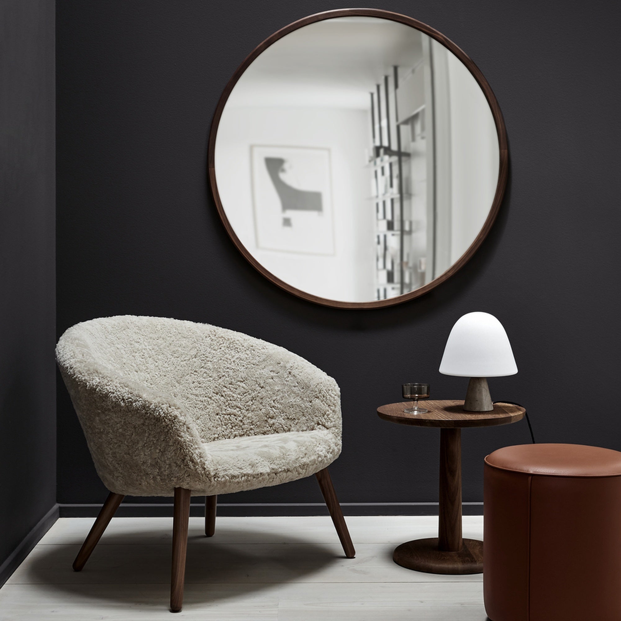 Ditzel Lounge Chair, Sheepskin