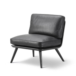 Spine Lounge Suite Chair Black Ash